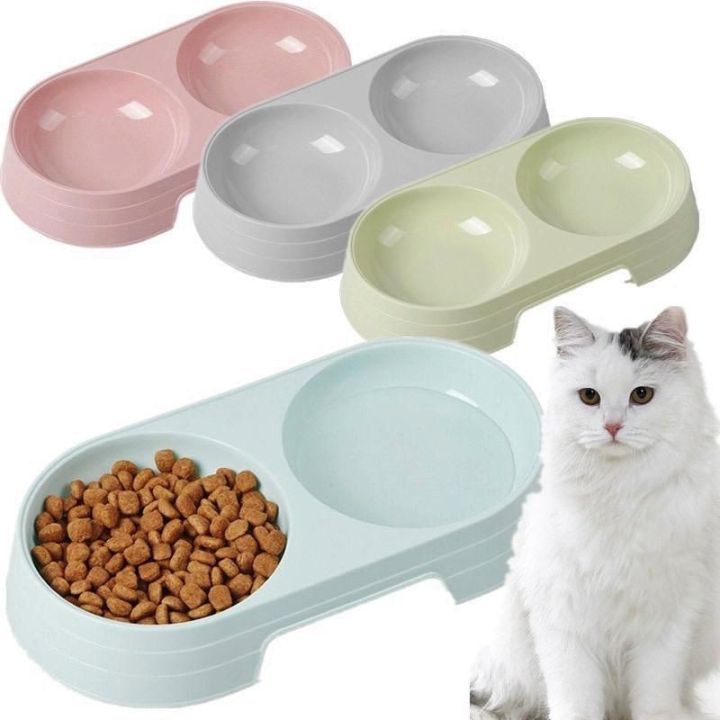Cat Food Bowl Double Round