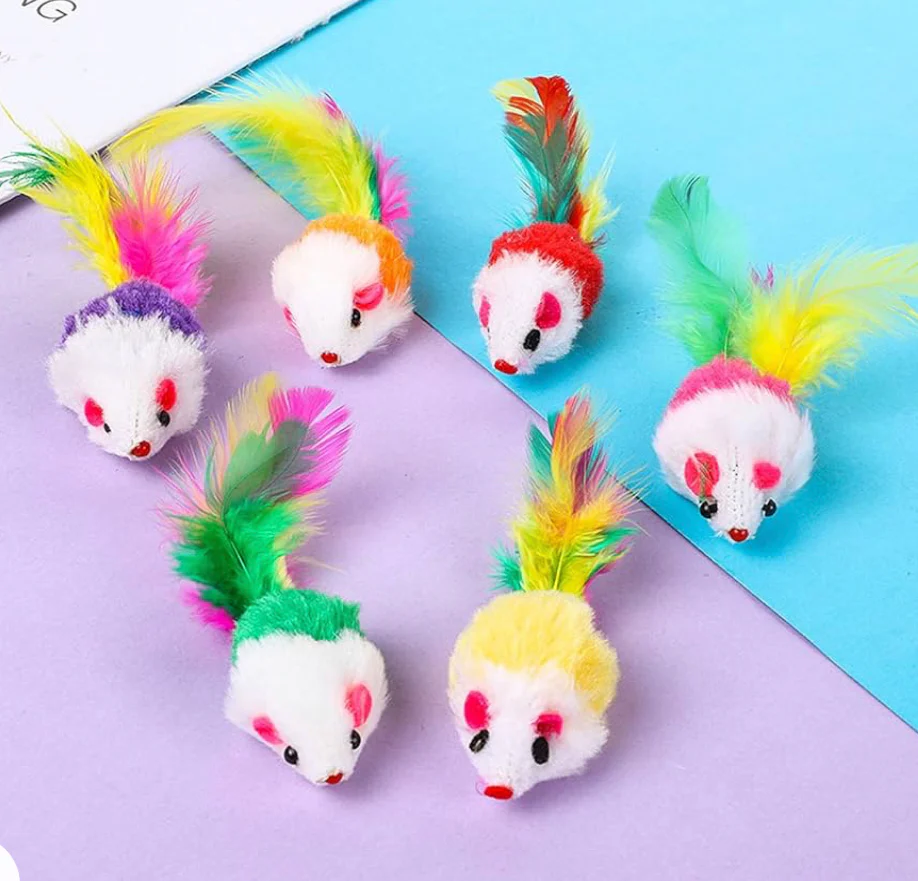 Plush Feather Mouse